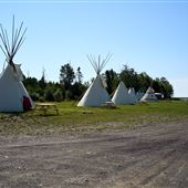 Les tipis de Gesgapegiag