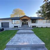 Bungalow moderne Perron
