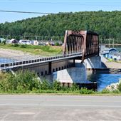 Le pont ferroviaire de Port-Daniel-Gascons