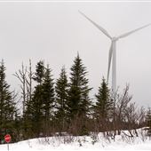 Le parc éolien du Mont-Saint-Joseph