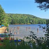 Lac Simon - Plage de St-Leonard