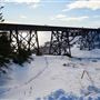 Le pont ferroviaire de Grande-Rivière